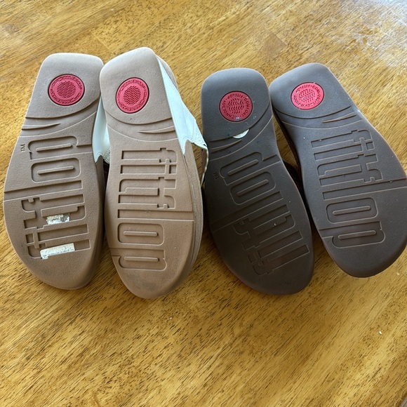 2 pair women’s fitflops size 10 - Picture 6 of 7